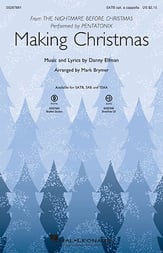 Making Christmas SATB choral sheet music cover